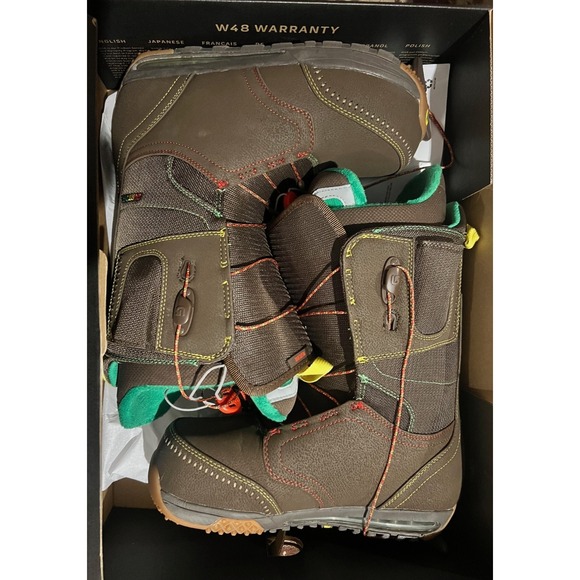 Burton Other - Burton Ruler IRIE-YA MAN Size‎ 8-1/2 Snow Boots NEW